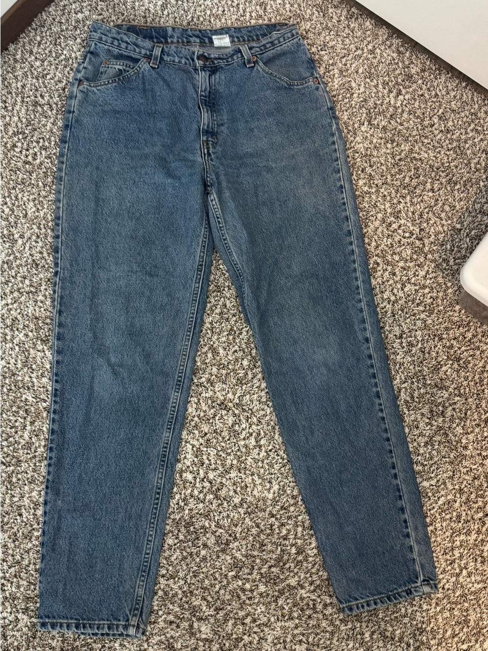 Levi’s 912 Vintage Orange Tab Mom Jeans Women’s 12 R Blue Denim Slim Fit Tapered